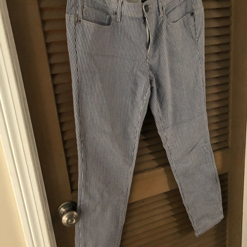 VS Victoria Secret pinstripe jeans size 10 regular. Excellent condition